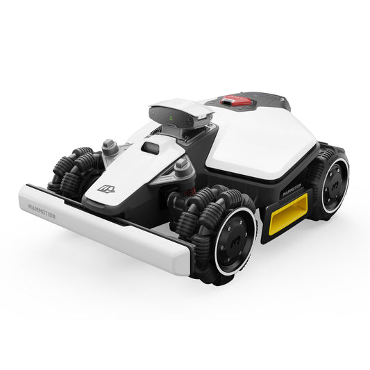 MAMMOTION LUBA 2 AWD 1000 lawn mower robot, robotic lawn mower without boundary cable for areas up to 1000 m², 3D Vision+RTK Fusion Mapping, 80% slope, cutting height 25-70mm, cutting width 40cm.