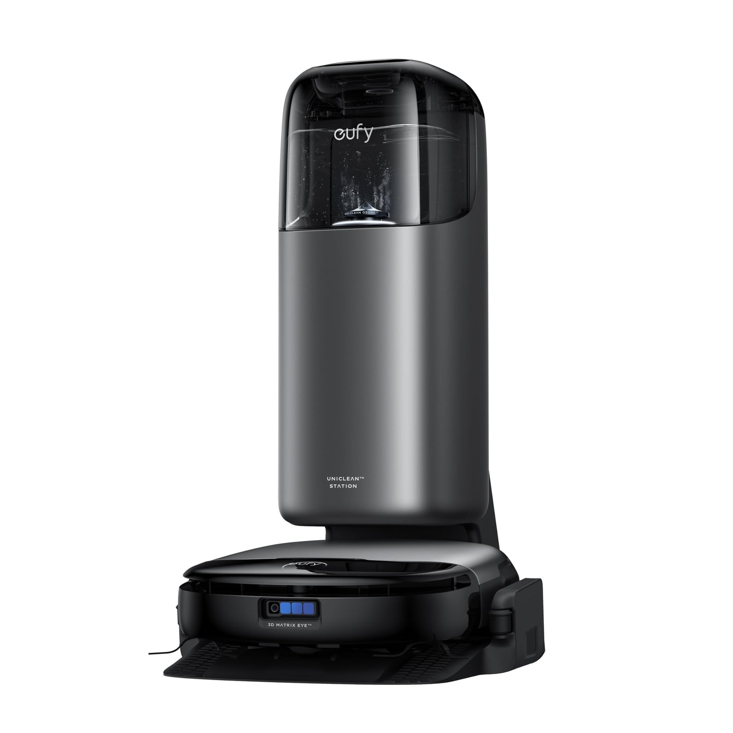 eufy S1 Pro HydroJet robot vacuum with mopping function, HydroJet cleaning system, Eco-Clean ozone, auto mop roller cleaning, 8000Pa, 10-in-1 station, obstacle detection, auto cleaner dosing.