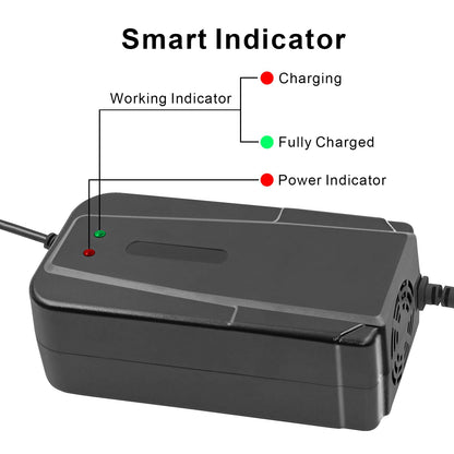 UURRPP 72V 3A lead-acid battery charger for electric bicycles, scooters, go-karts, and ebikes (Not for Li-ion batteries)