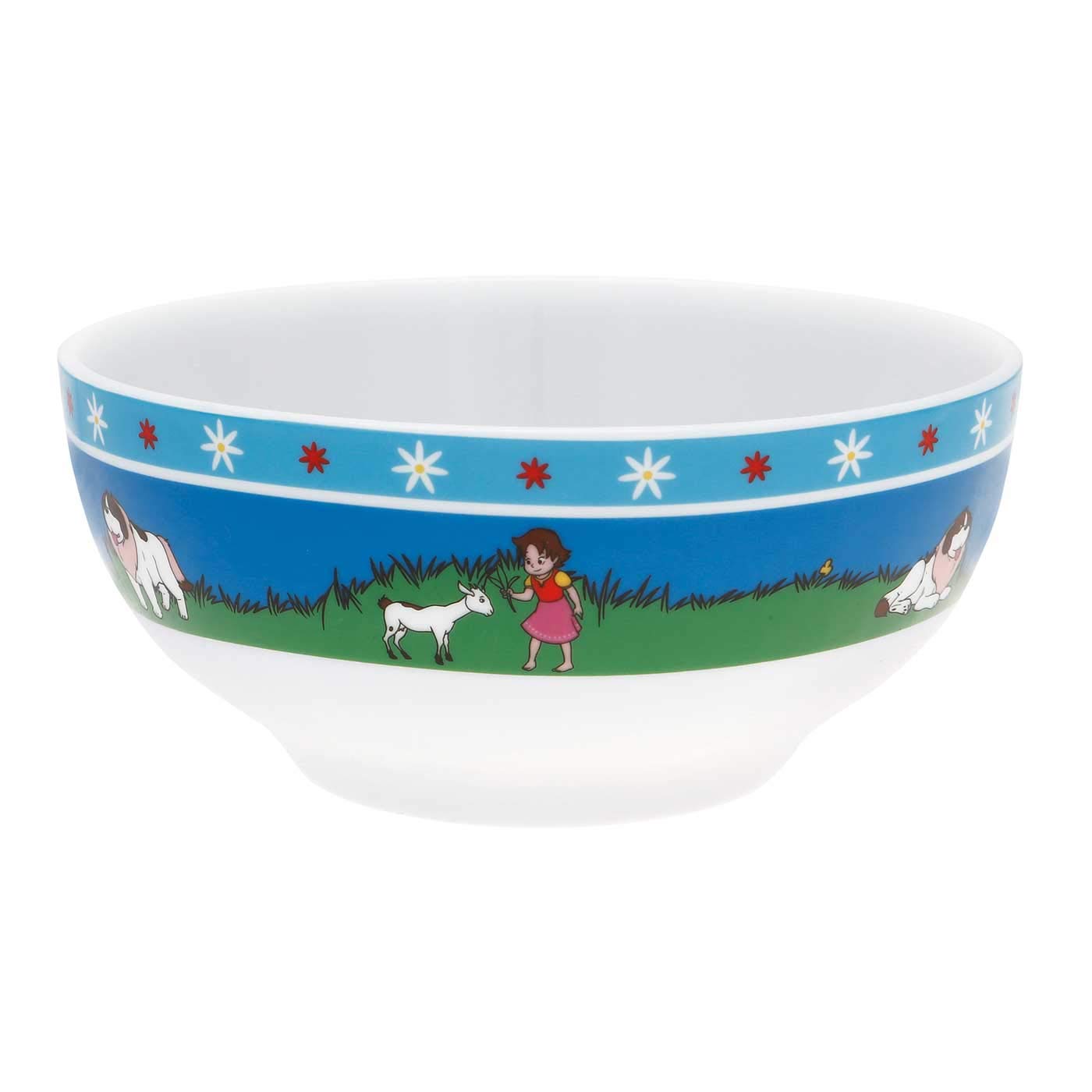 Puresigns ONE Heidi children's dinnerware porcelain kids cutlery stainless steel polished silver 7-piece