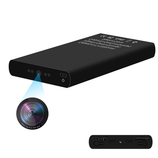 KAMREA Surveillance Camera, HD 1080P 10000mAh Powerbank Camera Hidden Camera Mini Nanny Cam for Home, Room, and Office Security