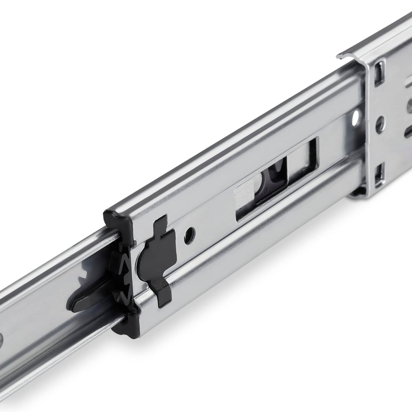 Junker 2 pairs of full extension slides KV1-45-H45-L500-SC 500mm with self-closing and damping (SoftClose) telescopic rails with a 45kg load capacity.