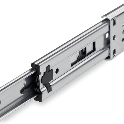 Junker 2 pairs of full extension slides KV1-45-H45-L500-SC 500mm with self-closing and damping (SoftClose) telescopic rails with a 45kg load capacity.
