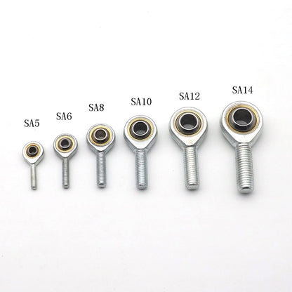 4 pieces of ball joint ball joint bearing with external thread joint ball joint performance ball joint uniball joint ball joint bearing (M12)