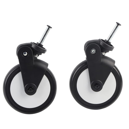 SPYMINNPOO stroller replacement wheels, rubber wheels replacement stroller rubber wheels rear/front wheels toddler stroller wheel universal for Yoya/Vovo Wheel strollers (one pair of front wheels)