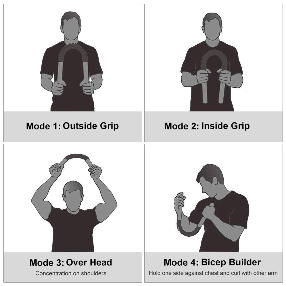 DOBEN Professional King Feather Bending Bar for strength training Fitness Bending Bar 20kg, 30kg, 40kg, 50kg, 60kg, Armtrainer Device