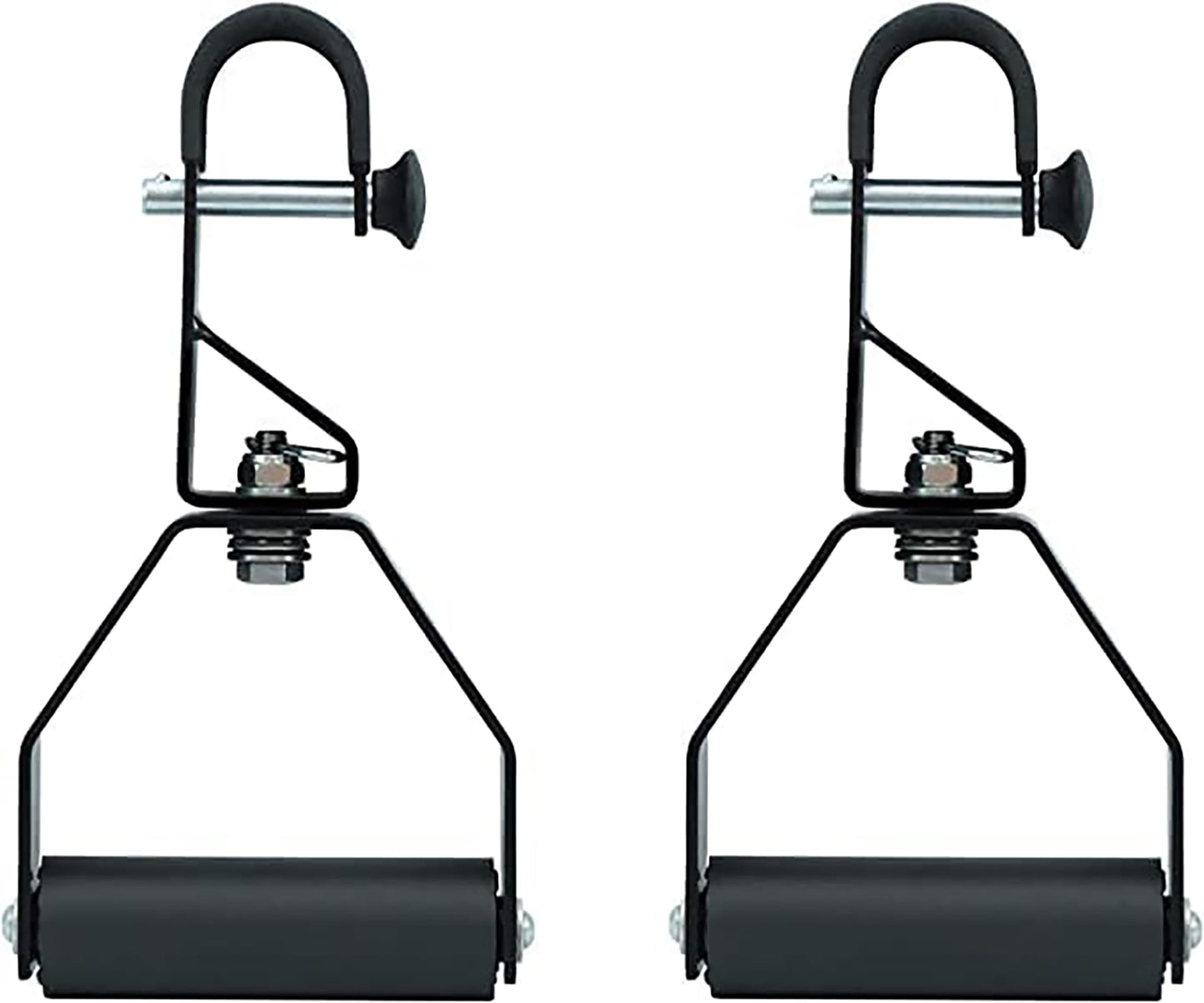 Yes4All Rotating Pull-Up Handles with Non-Slip Grips and Foam Pads - Dynamic fitness handles attachable to pull-up bars, barbells, lat pulldown machines.
