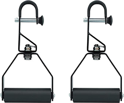 Yes4All Rotating Pull-Up Handles with Non-Slip Grips and Foam Pads - Dynamic fitness handles attachable to pull-up bars, barbells, lat pulldown machines.