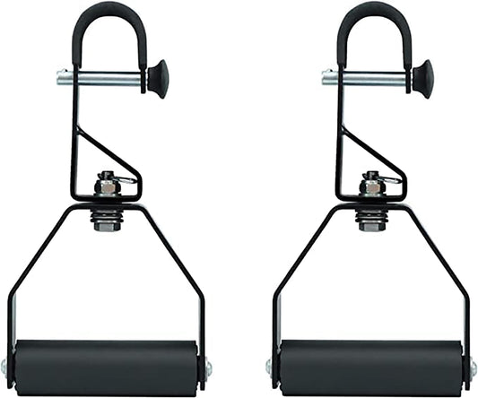Yes4All Rotating Pull-Up Handles with Non-Slip Grips and Foam Pads - Dynamic fitness handles attachable to pull-up bars, barbells, lat pulldown machines.
