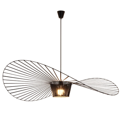 CHNB® Vertigo Lamp Black 100CM Modern Vintage Pendant Light Hanging Pendant Lamp Suitable for Dining Table Living Room Bedroom Chandelier Lamps (Φ 100 CM)