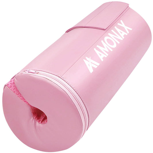 AMONAX Hip Thrust Barbell Pad, Extra Thick Barbell Pad, Durable Gym Accessory, Fitness Pad for barbell, barbell padding for Fitness Accessories Women and Men (Pink)