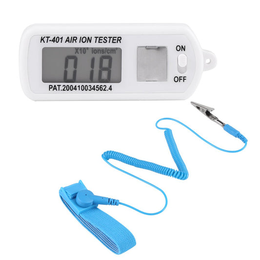 Air ion tester for the negative ion generator with a necklace.