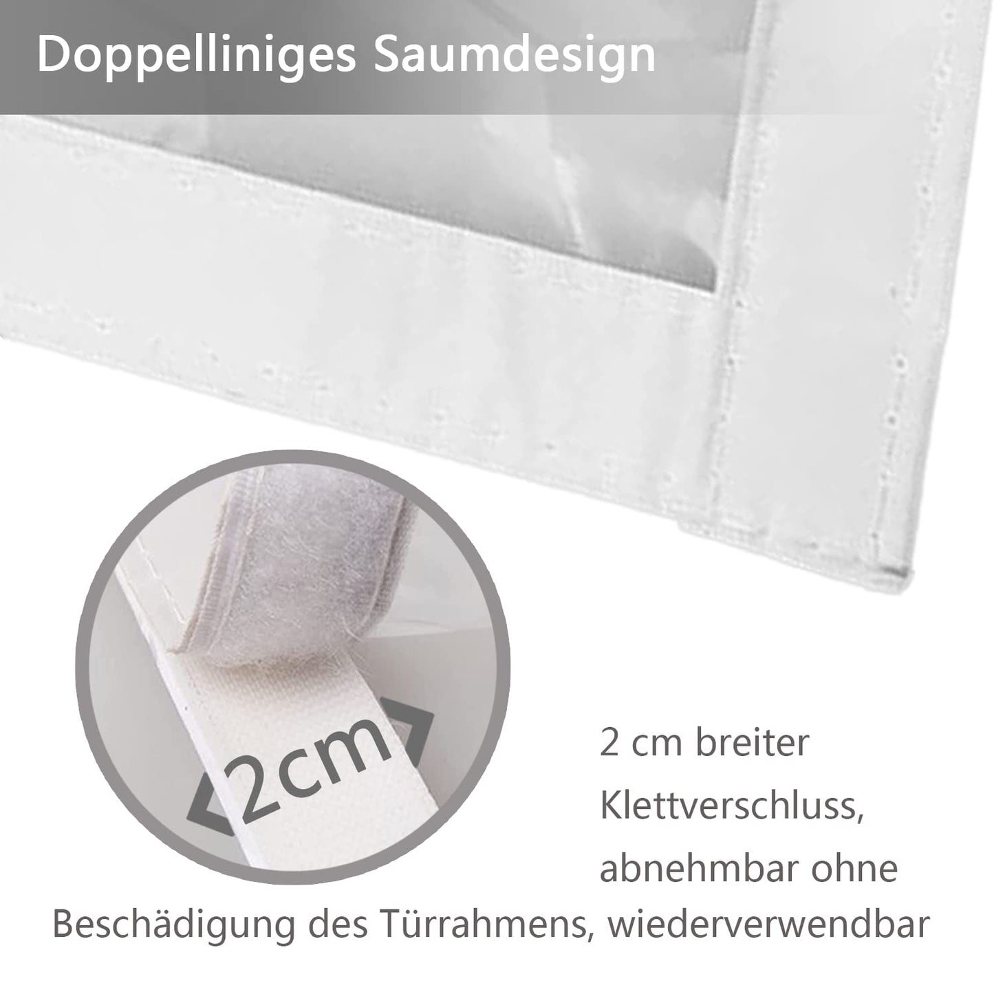 Thermal curtain 90x200cm, magnetic thermal curtain for doors, cold protection and heat retention in winter, ideal for use with air conditioning in summer, easy adhesive installation without drilling.