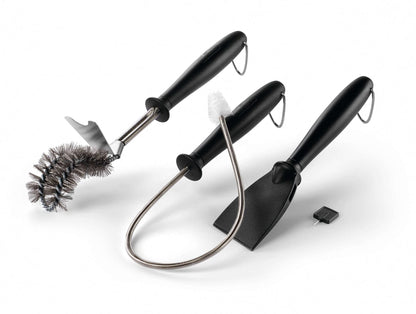 Napoleon 62045 gas cleaning set grill tool set stainless steel, black