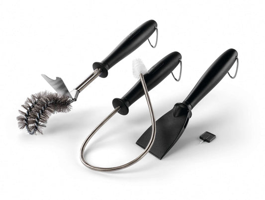 Napoleon 62045 gas cleaning set grill tool set stainless steel, black