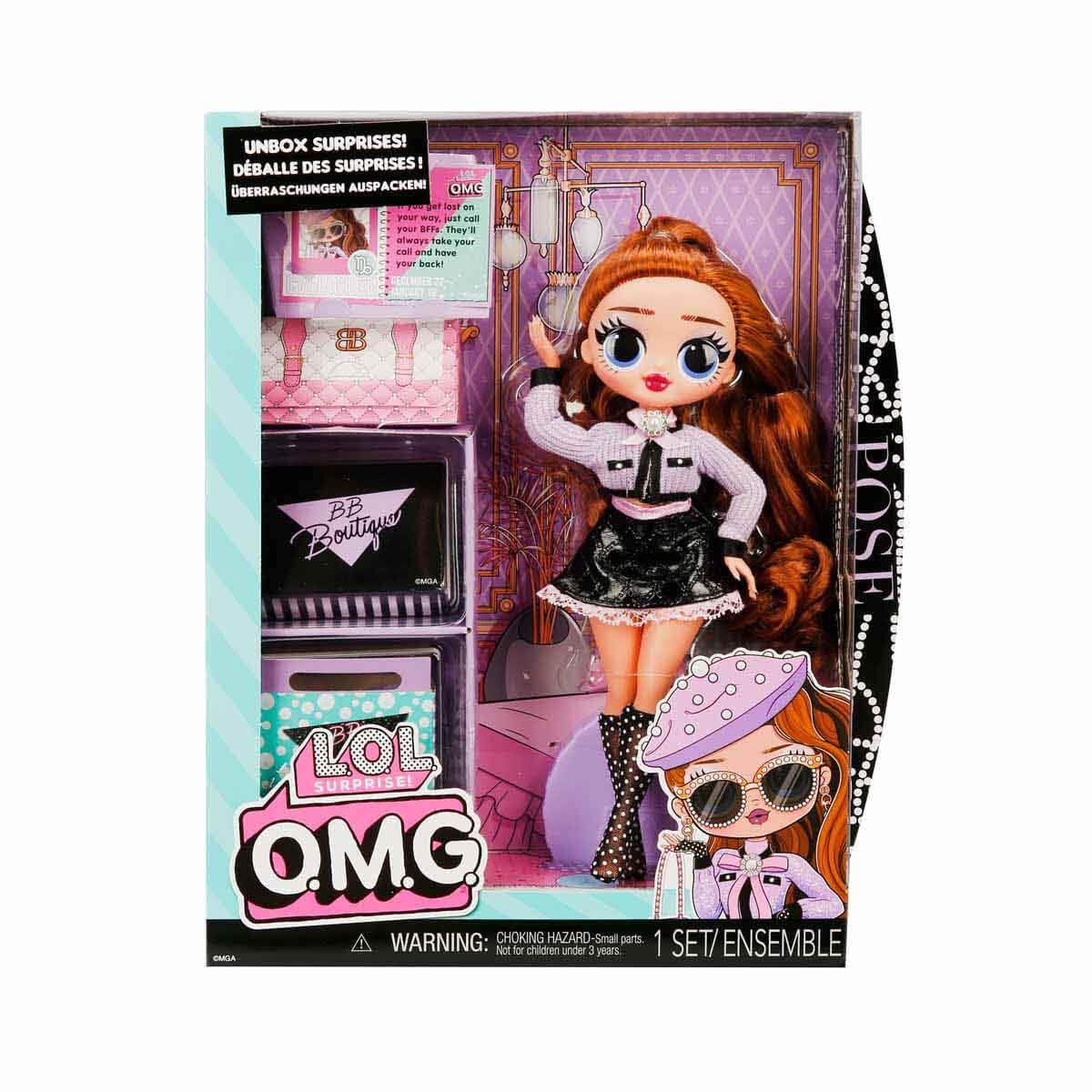 L.O.L. Surprise! OMG Fashion Doll - POSE - Includes doll, lots of surprises, and amazing accessories - perfect for kids ages 4 and up.