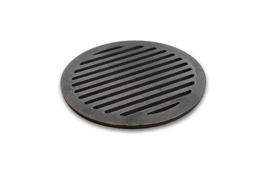 Grill grate pro - fire grate, coal grate, ash grate, chimney grate, round diameter 26 cm - the original made of solid cast iron from your grill grate pro.