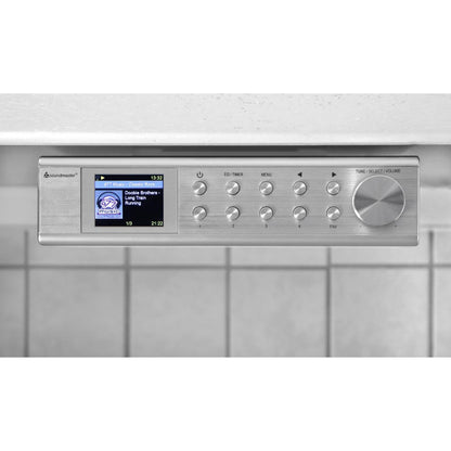 Soundmaster IR1500SI internet radio DAB+ digital radio network player UPNP Bluetooth kitchen under-cabinet radio cabinet radio