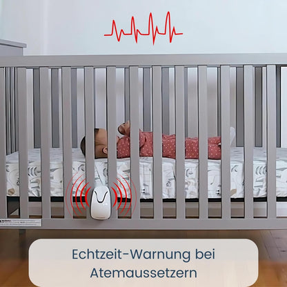 Babysense Video Baby Monitor with 2.4" screen & Medically certified movement monitor for babies with real-time alerts for absent breathing movement, contactless, 2-in-1.