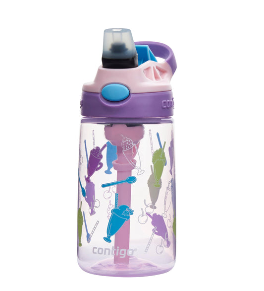 Contigo Kids Water Bottle Easy Clean Autospout with Straw, BPA-free durable bottle, 100% leak-proof, easy to clean, great for daycare, kindergarten, school and sports, 420ml