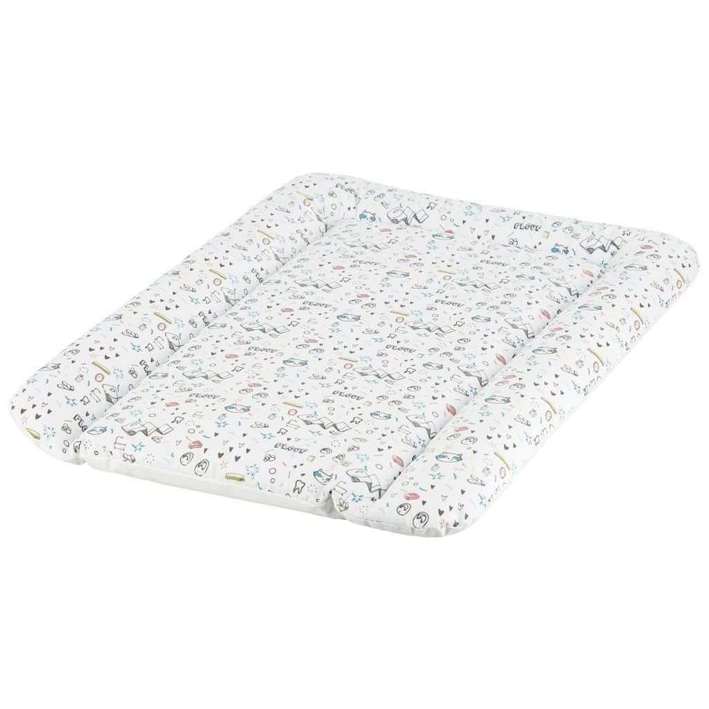 Badabulle wall-mounted changing table Splash - includes shelf for changing accessories & changing mat.
