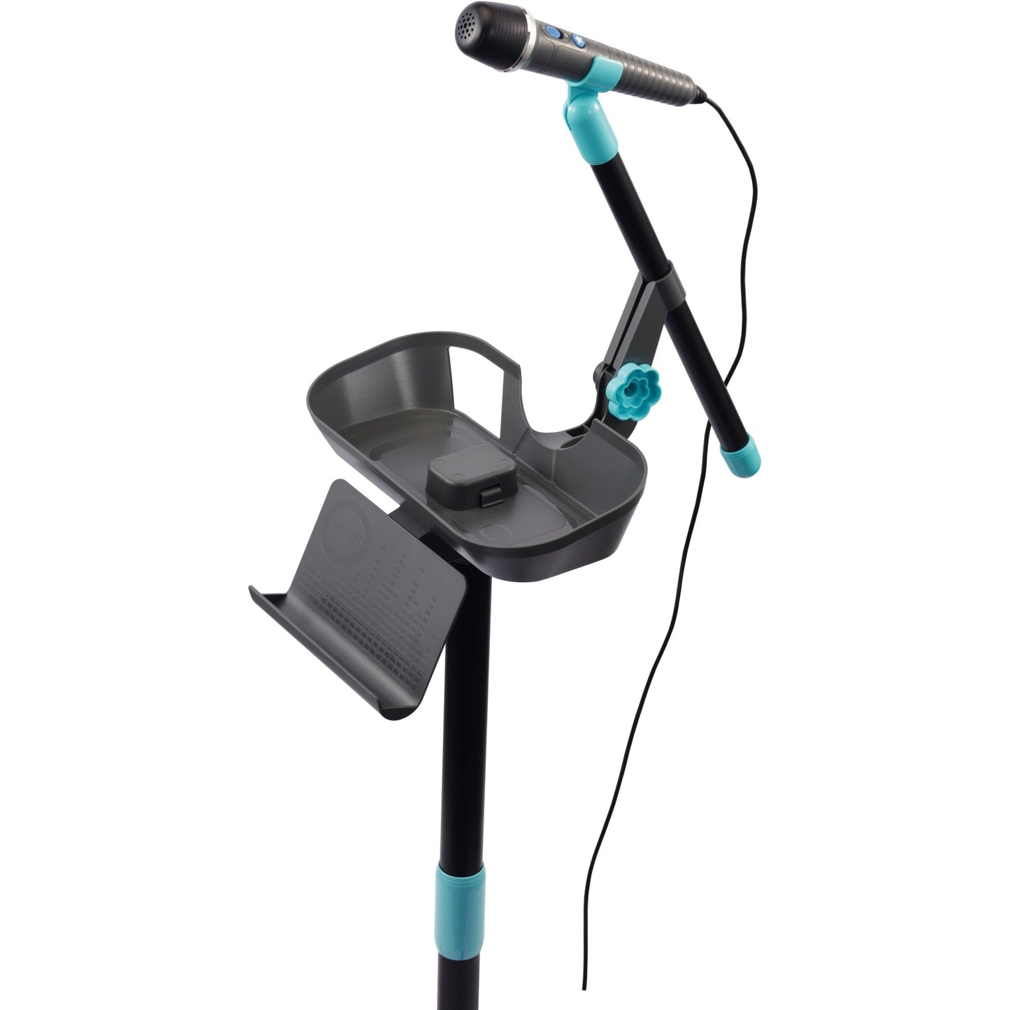 VTech Kidi Super Star DJ Studio Black - 10-in-1 karaoke toy with microphone, detachable DJ mixer, and various effects to edit music - For kids ages 6-12.