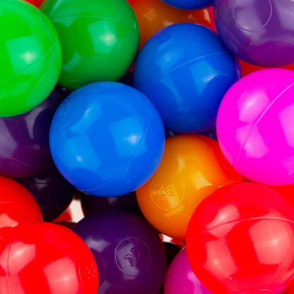 Martom Assorted Balls for Ball Pit 7/6cm Baby Balls Plastic Balls Baby Play Balls 100-2000 Pieces (7cm, 500 Pieces)