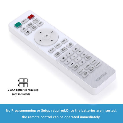 Aimdio RCV012 RCV015 remote control for BenQ W1090 TH683 W1070+ W2000 W2000+ W1110 HT1075 HT1085ST HT2150ST HT2050 MH684 TH670 W1075 W1080ST+ W1120 W3000 HT2550 W1700 TK800M projector.