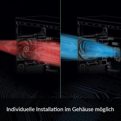 ARCTIC P14 PWM PST (5 Pack) - PC fan, 140 mm PWM PST case fan optimized for static pressure, fan with PST connection, 200-1700 rpm (0 rpm <5%) - Black