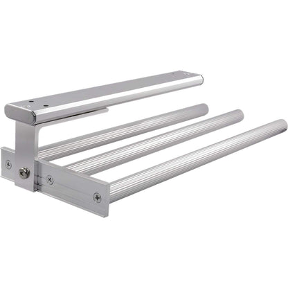 OBF 03 0357 48 Grimme Pluto dish towel holder (towel holder) extendable 3-armed for the kitchen, ET 325mm aluminum gloss, chrome anodized, length 325 mm