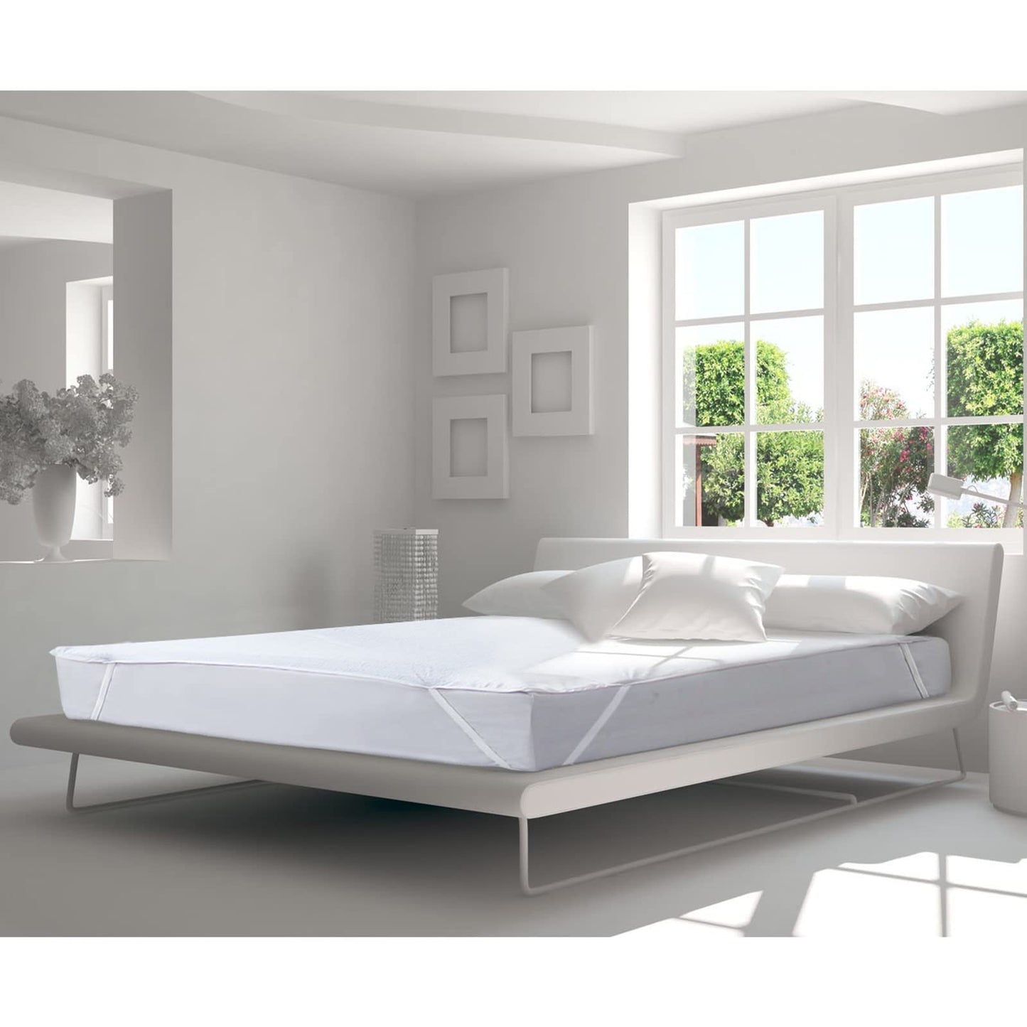 Bedecor Mattress Protector Waterproof Waterproof Mattress Pad Cotton 135x190 cm