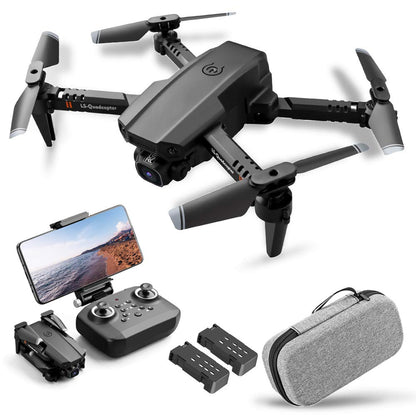 Goolsky Drone with Camera 4K, Drone Dual Camera Track Flight Gravity Sensor Gesture Photo Video Altitude Hold Headless Mode RC Quadcopter for Adults Kids