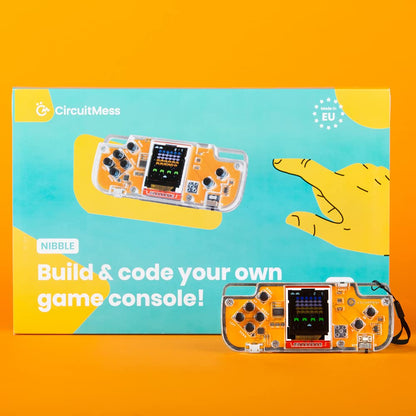 CircuitMess Nibble - DIY game console kit | Educational science kit for kids | STEM projects for kids 9 and up |