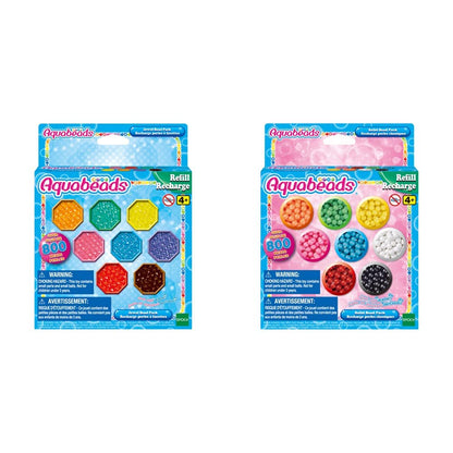 Aquabeads 31520 Glitter Beads - Refill Set Refill Pack & 31517 Beads, Multi Color