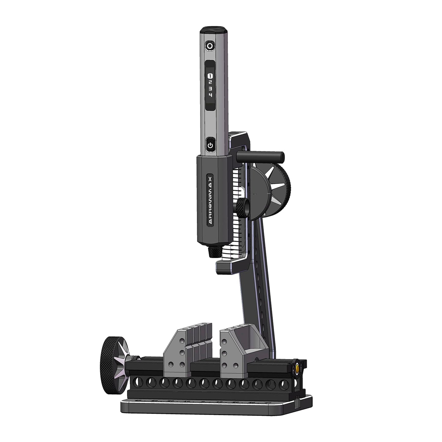 ARROWMAX dual-sided mini vise - enhances precision and stability during crafting.