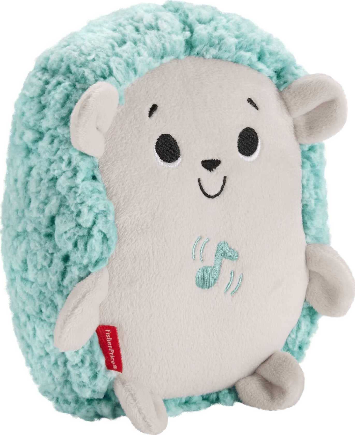 Fisher-Price FXC58 - Sleepy Hedgehog plush toy musical soother, sleep aid for babies, newborn essentials, baby toy from birth.