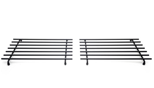 simplywire - Coasters - 2 pack - Heat resistant - Kitchen worktop protection - Large - Black