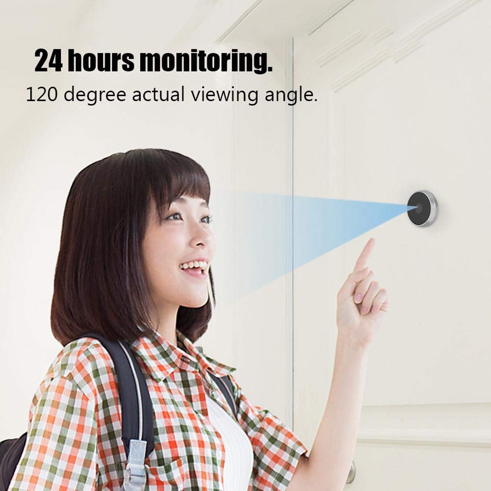 MAGT Door Viewer Camera, 3.5 inch LCD Digital Peephole 120 Degree Viewing Angle Door Camera Electronic Door Spy Camera Home Visual Door Viewer Door Eye