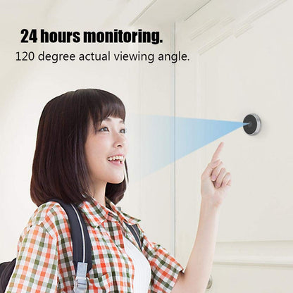 MAGT Door Viewer Camera, 3.5 inch LCD Digital Peephole 120 Degree Viewing Angle Door Camera Electronic Door Spy Camera Home Visual Door Viewer Door Eye