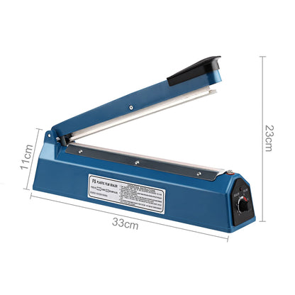 BALLSHOP Heat Sealer 300mm Impulse Sealing Machine Hand Pressure End Packing Machine Film Sealer Bar Sealer Film Welder for Thermoplastic Plastic Films