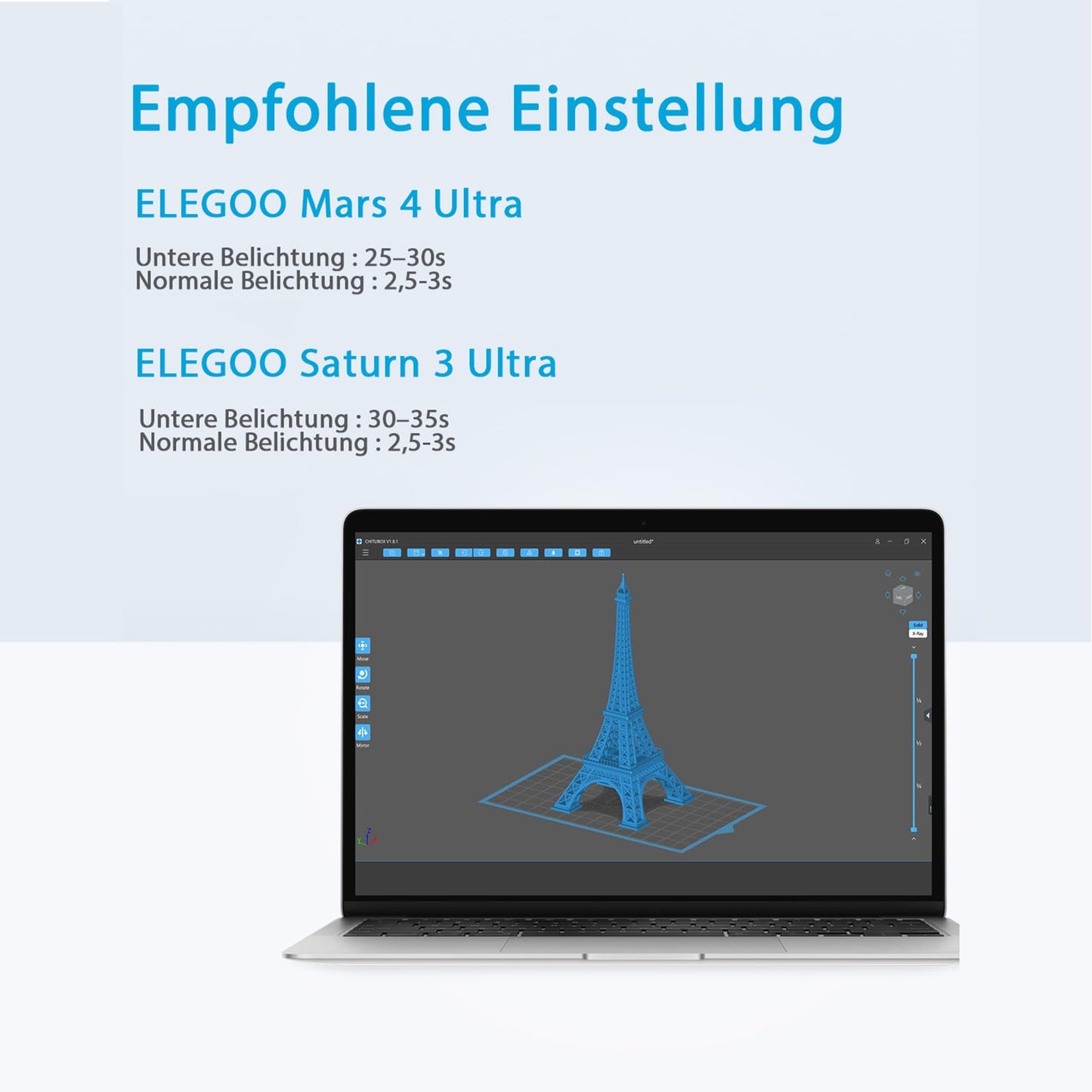 ELEGOO Resin Water Washable 2kg Transparent Red, 405nm LCD UV-Curing 3D Printer Resin for MSLA/LCD/DLP Resin 3D Printers.