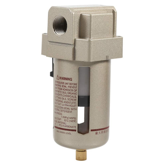 1/2'' Air compressor water separator, air filter, pressure regulator, air filter separator regulator.