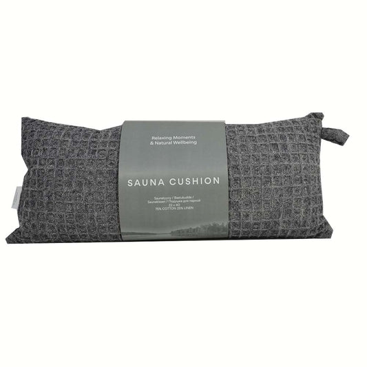 Well Solutions wellness sauna pillow Luhta washable gray