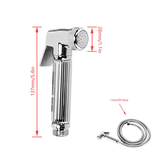 RV Shower Head Kit, water-saving high-pressure shower head with waterproof copper camping shower, 1.5m hose, and bracket for caravan yacht camper.