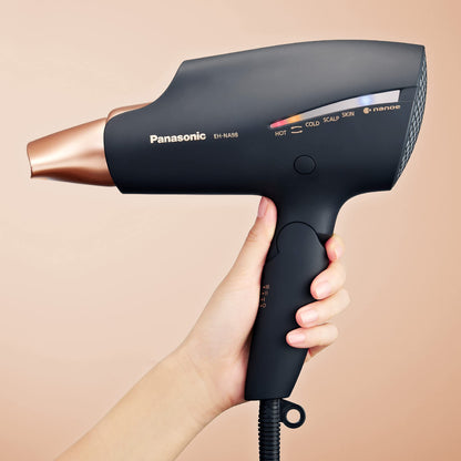 Panasonic EH-NA98 Hair Dryer with Nanoe Technology, 4 modes for hair, face, and scalp, 2 temperature settings, black