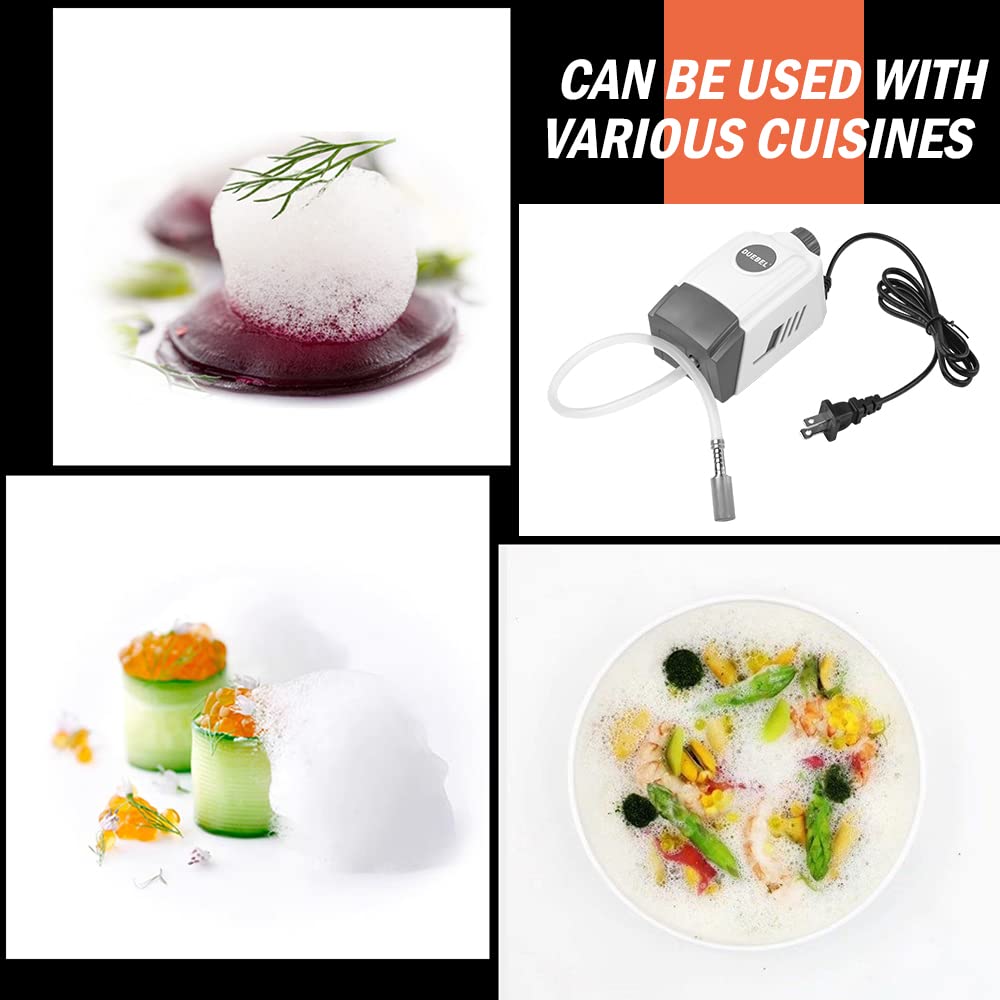 DUEBEL Molecular Gastronomy foam generator, stepless speed control, foam generating set, creative cooking tool.