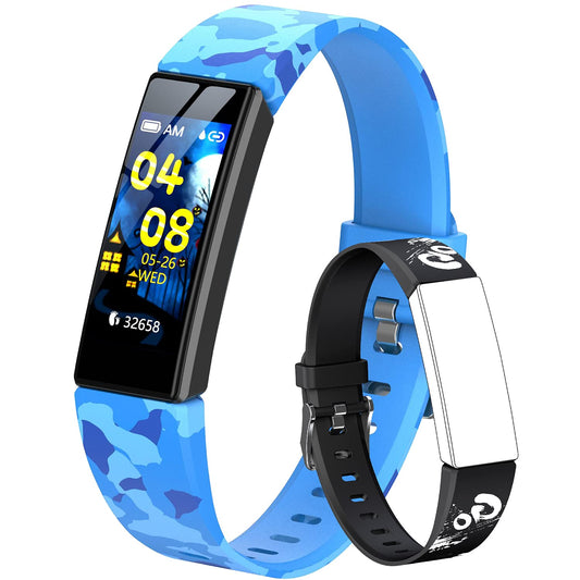 HOFIT Fitness Tracker Kids Watch with Pedometer, Heart Rate and Sleep Monitor, IP68 Waterproof, Activity Tracker with 2 Bands, Gifts for Boys and Girls.