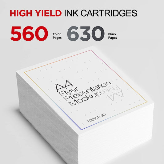 540 541 XL Ink Cartridges Compatible for Canon 540 541 Ink Cartridges Compatible for Pixma TS5150 TS5151 MG3650s MG3650 MG3150 MG3550 MG3600 MG4200 MX475 PG540XL Black CL541XL Tri-Color