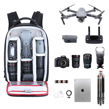 Beschoi Camera Backpack Waterproof Bag with Laptop Compartment for Canon Sony Nikon Olympus SLR/DSLR Camera, Lens and Accessories, Large (Black)