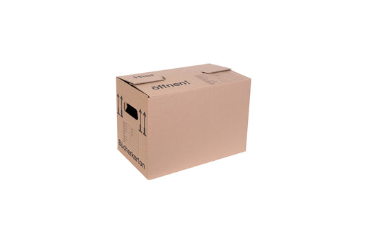 20 x book box moving box document box 500 x 300 x 350 mm up to 40 kg with sturdy strong double wall, quantity selectable from 5 to 240 pieces